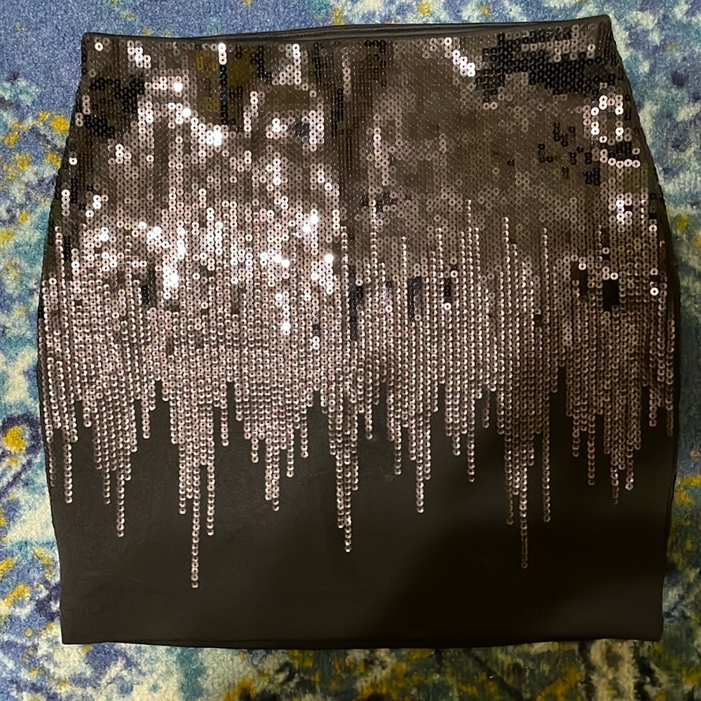 Express sequin skirt XS